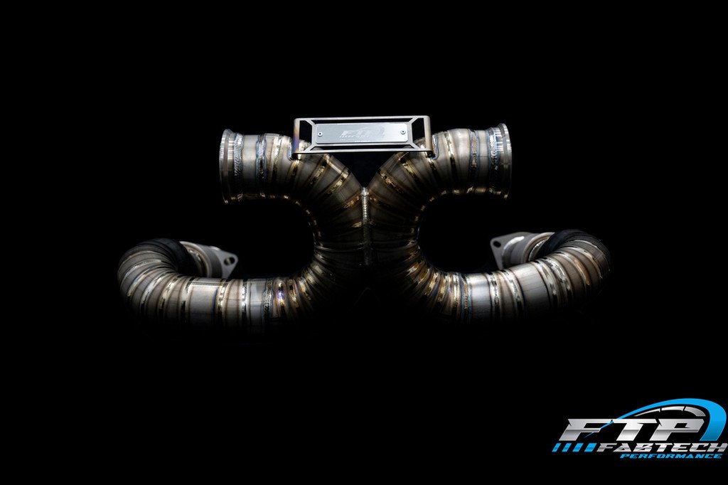 Fabtech 2020+ Corvette C8 Raw Titanium Exhaust - Image 14