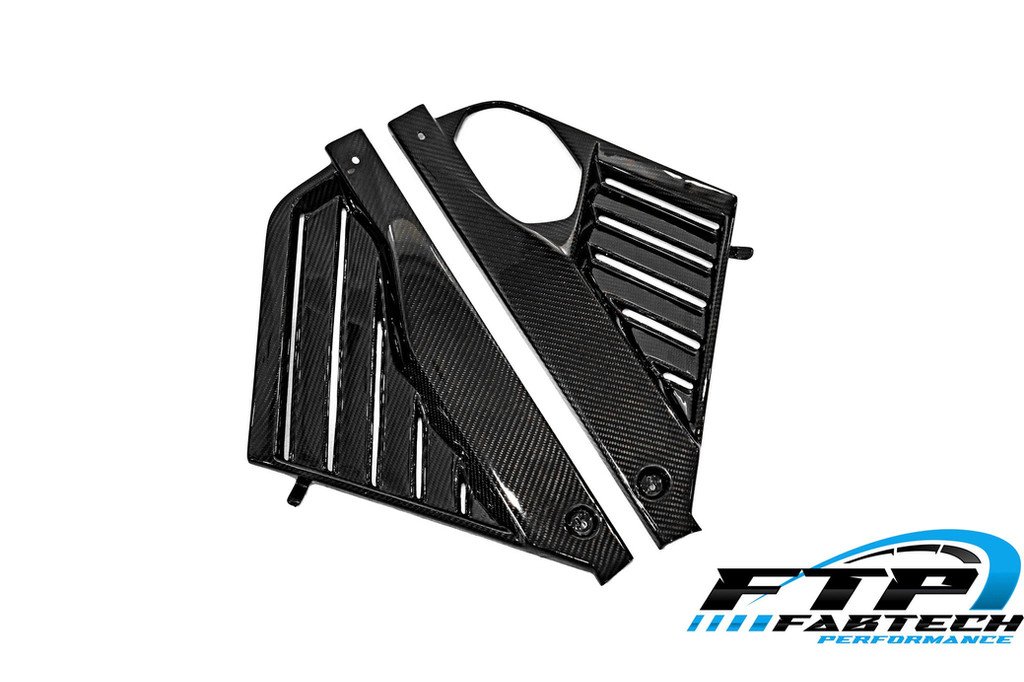 Fabtech 2020+ Corvette C8 Carbonfiber Mid Covers - Image 2