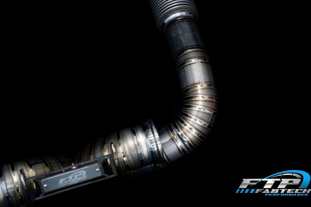 Fabtech 2020+ Corvette C8 Raw Titanium Exhaust - Image 3