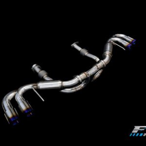Fabtech 2020+Corvette C8 Brushed Stainless Steel Exhaust