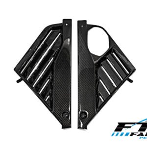 Fabtech 2020+ Corvette C8 Carbonfiber Mid Covers