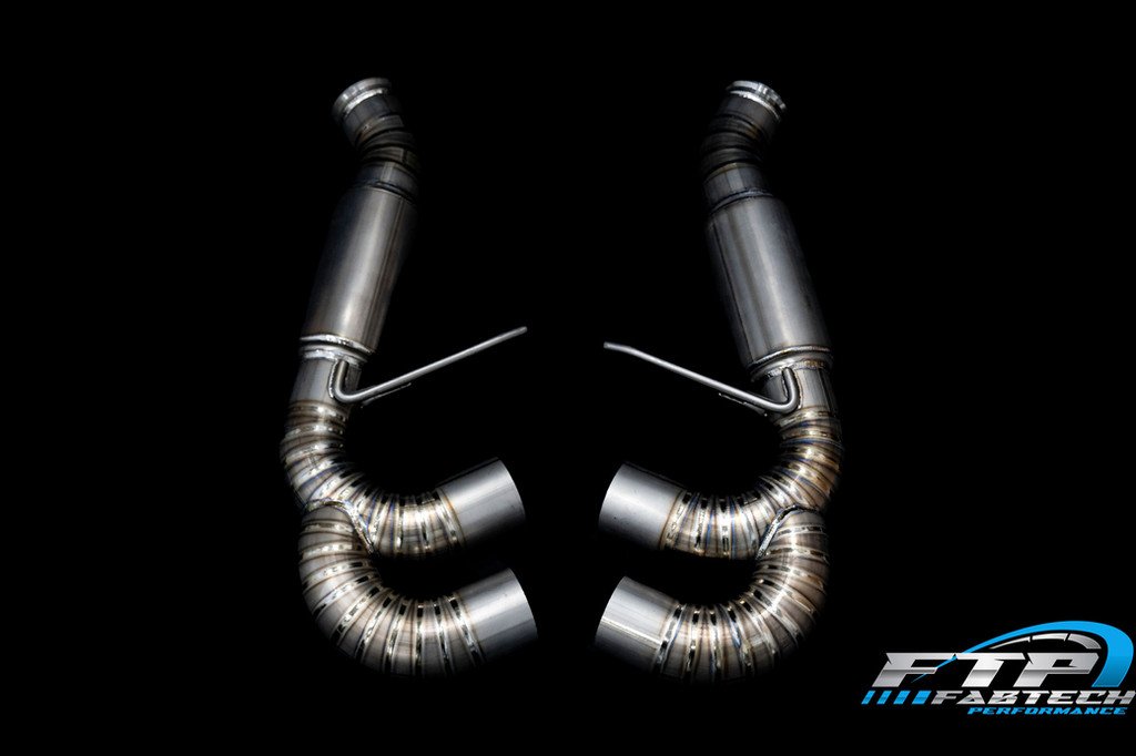 Fabtech 2020+ Corvette C8 Raw Titanium Exhaust - Image 7