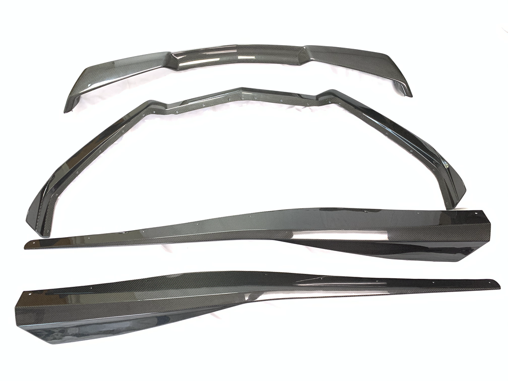 Fabtech 2020+ C8 Corvette Carbon Fiber 5VM/Z51 Aero Kit - Image 5