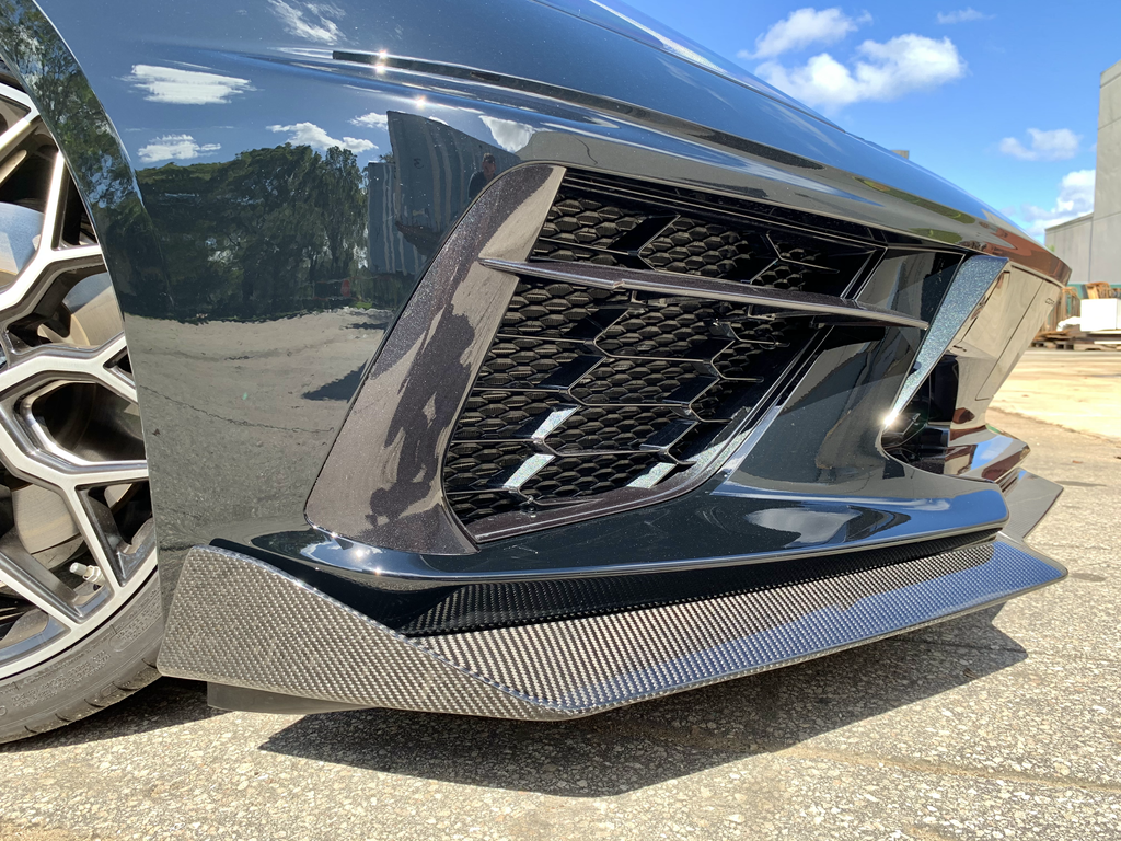 Fabtech 2020+ C8 Corvette Carbon Fiber 5VM/Z51 Aero Kit - Image 11