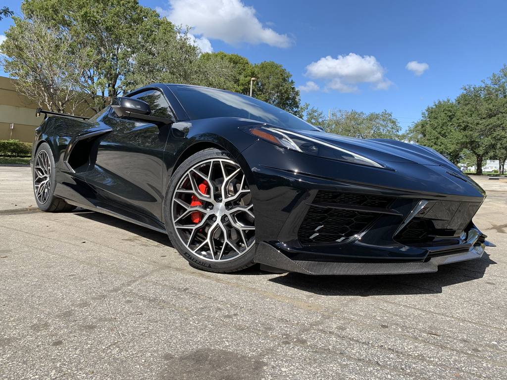 Fabtech 2020+ C8 Corvette Carbon Fiber 5VM/Z51 Aero Kit - Image 4