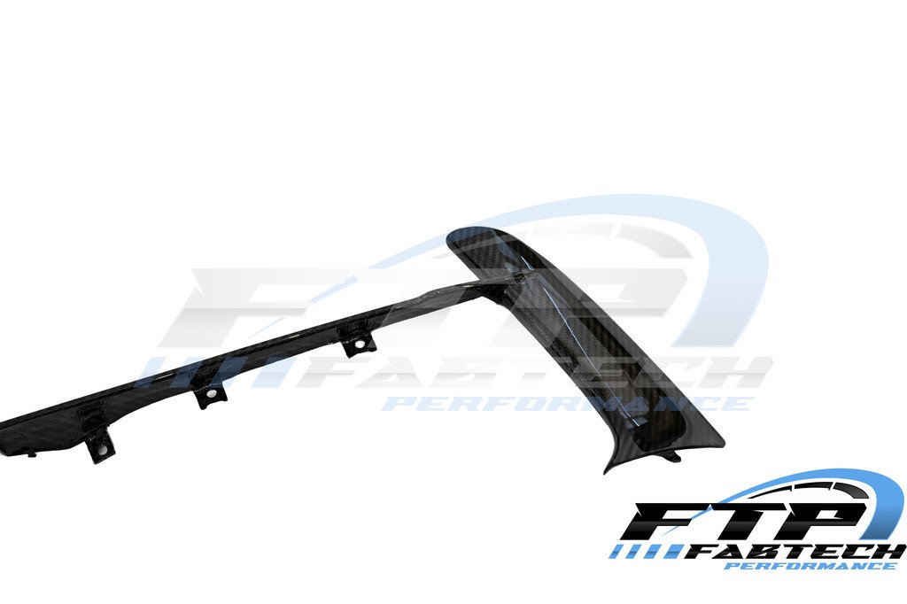 Fabtech 2020+ C8 Corvette Carbon Fiber Grill Inserts - Image 3