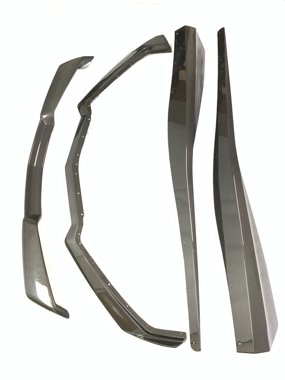 Fabtech 2020+ C8 Corvette Carbon Fiber 5VM/Z51 Aero Kit - Image 7