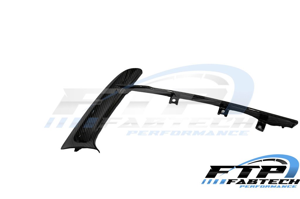 Fabtech 2020+ C8 Corvette Carbon Fiber Grill Inserts - Image 4