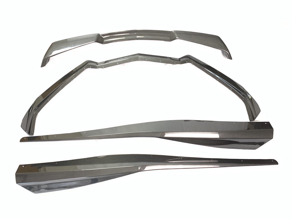 Fabtech 2020+ C8 Corvette Carbon Fiber 5VM/Z51 Aero Kit - Image 8