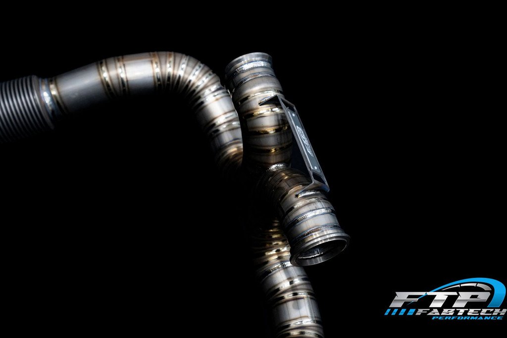Fabtech 2020+ Corvette C8 Raw Titanium Exhaust - Image 6