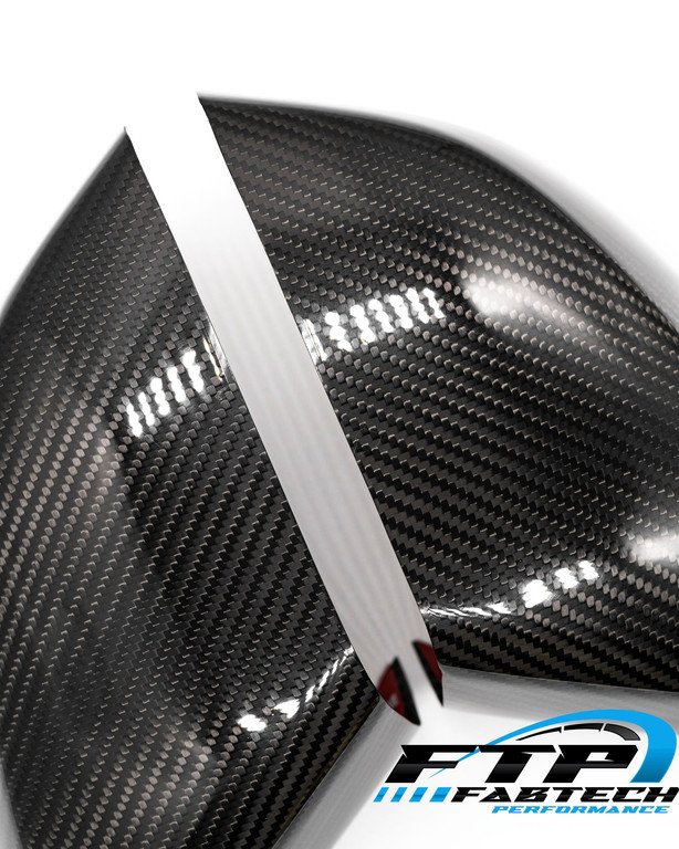 Fabtech 2020+ Corvette C8 Carbonfiber Mirror Caps - Image 3