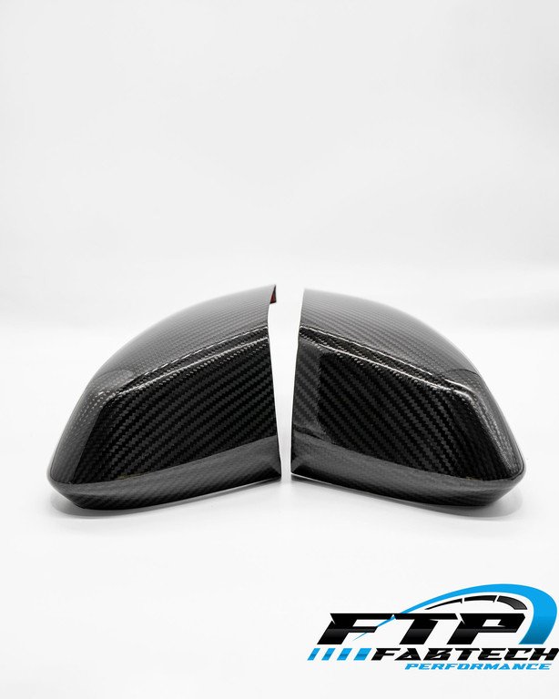 Fabtech 2020+ Corvette C8 Carbonfiber Mirror Caps - Image 4