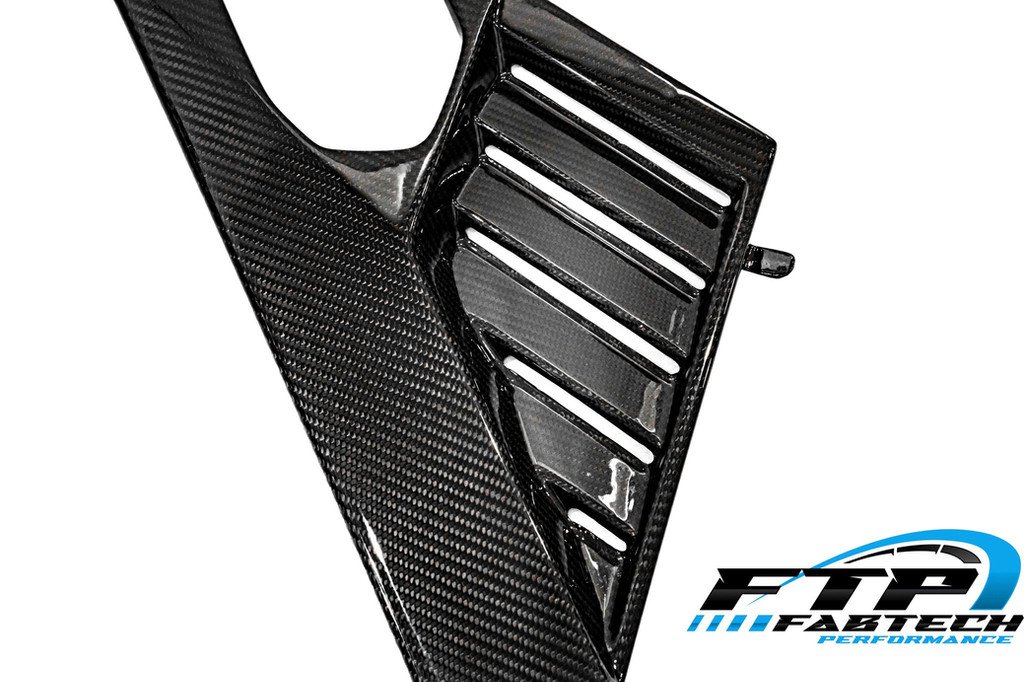 Fabtech 2020+ Corvette C8 Carbonfiber Mid Covers - Image 6