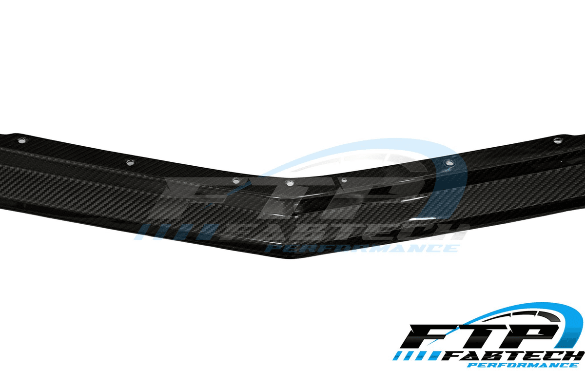 FABTECH C8 FABTECH STEALTH CARBON FIBER FRONT SPLITTER - Image 3