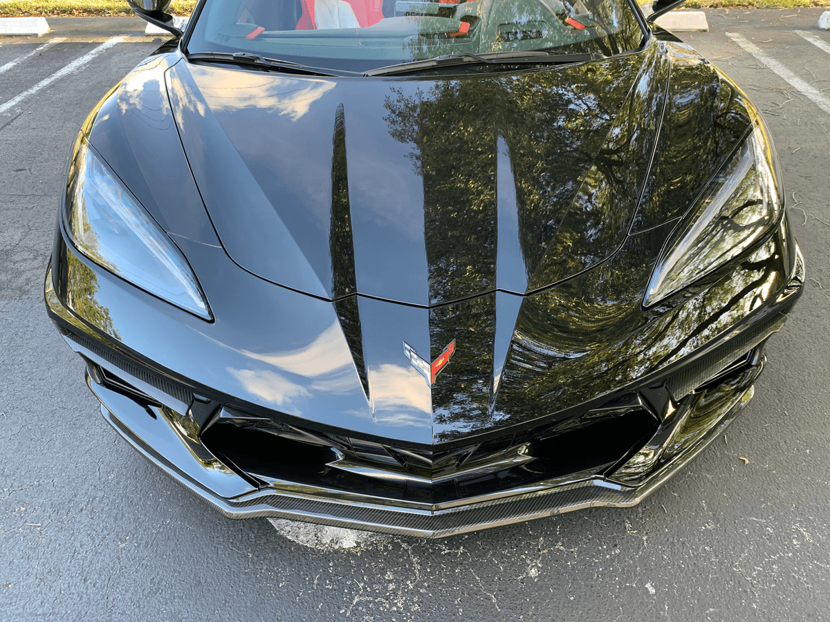 FABTECH C8 FABTECH STEALTH CARBON FIBER FRONT SPLITTER - Image 6