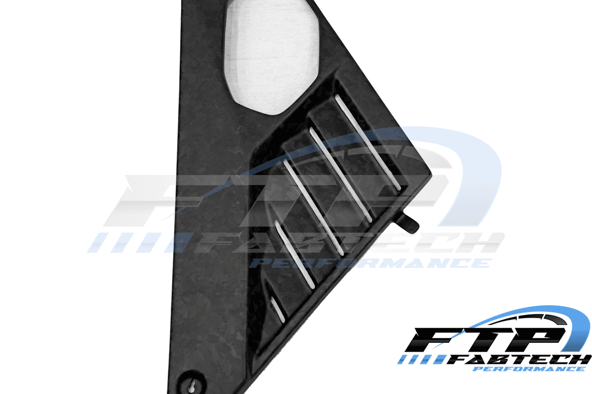 Fabtech C8 Corvette Matte Forged Carbon Mid Covers - Image 3