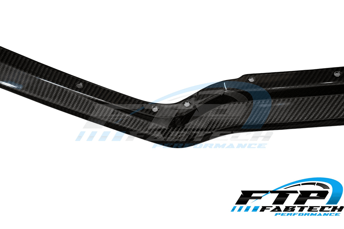FABTECH C8 FABTECH STEALTH CARBON FIBER FRONT SPLITTER - Image 2
