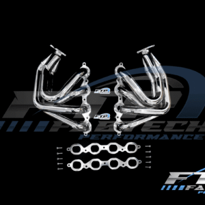 Fabtech C8 Corvette Headers Mirror Polished Chrome