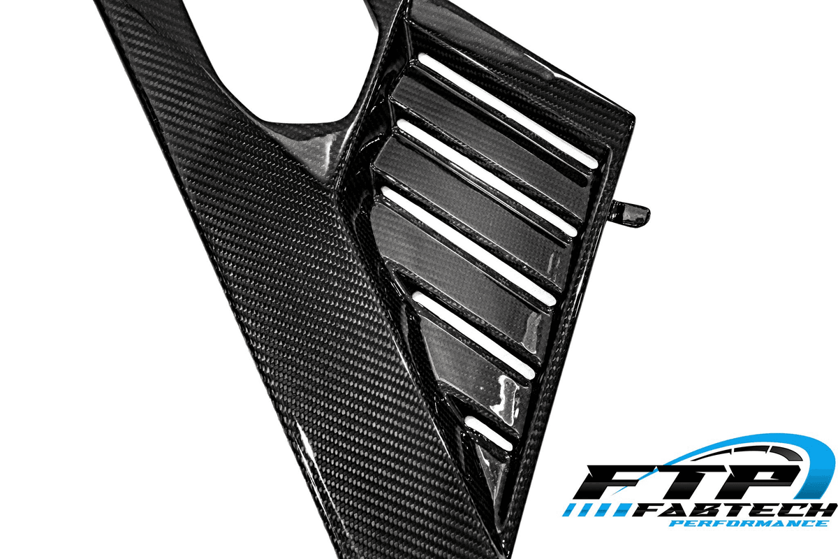 Fabtech C8 Carbon Fiber Mid Covers - Image 6