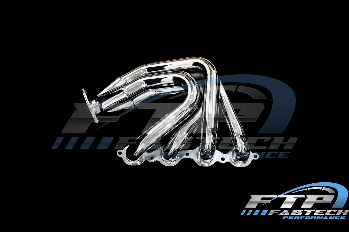 Fabtech C8 Corvette Headers Mirror Polished Chrome - Image 5