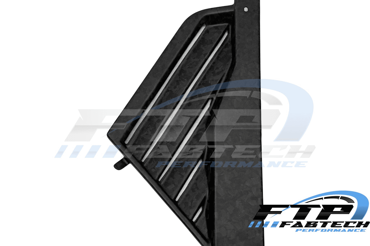 Fabtech C8 Corvette Matte Forged Carbon Mid Covers - Image 7