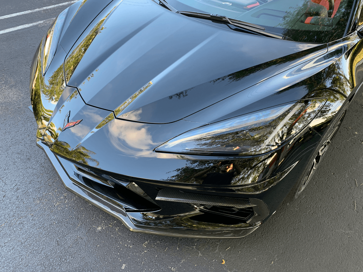 FABTECH C8 FABTECH STEALTH CARBON FIBER FRONT SPLITTER - Image 8