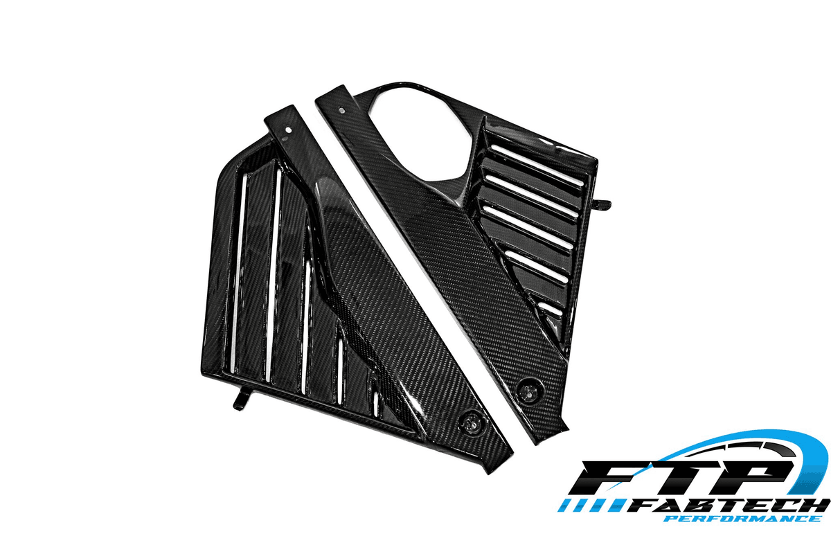 Fabtech C8 Carbon Fiber Mid Covers - Image 2