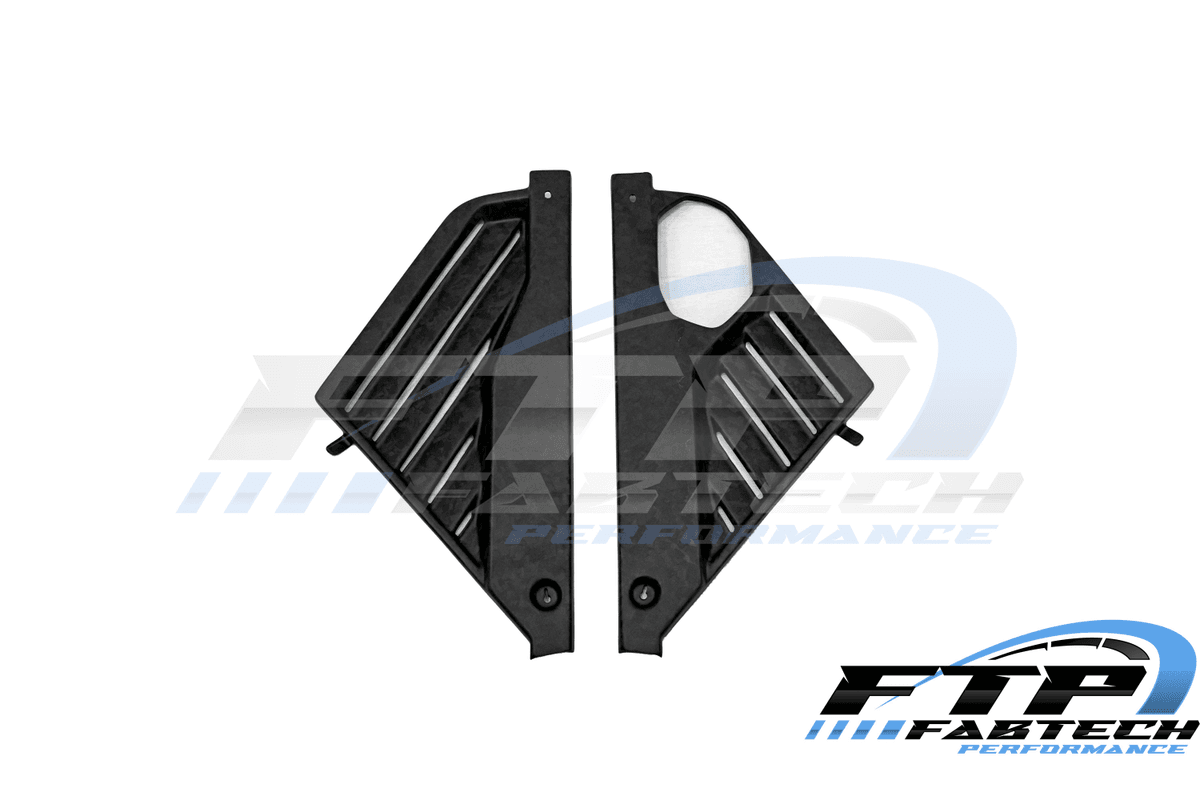 Fabtech C8 Corvette Matte Forged Carbon Mid Covers - Image 4