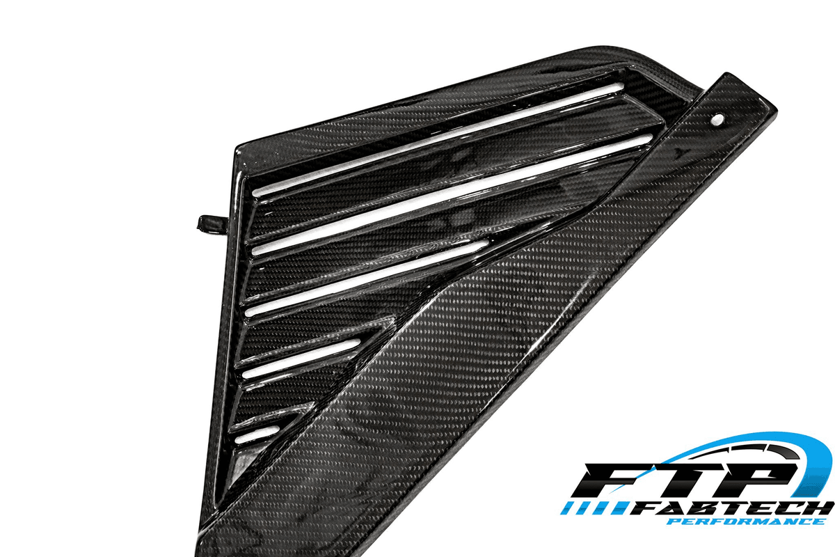 Fabtech C8 Carbon Fiber Mid Covers - Image 7