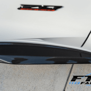 Fabtech C8 Z06 Carbon Fiber Side Skirt Extensions